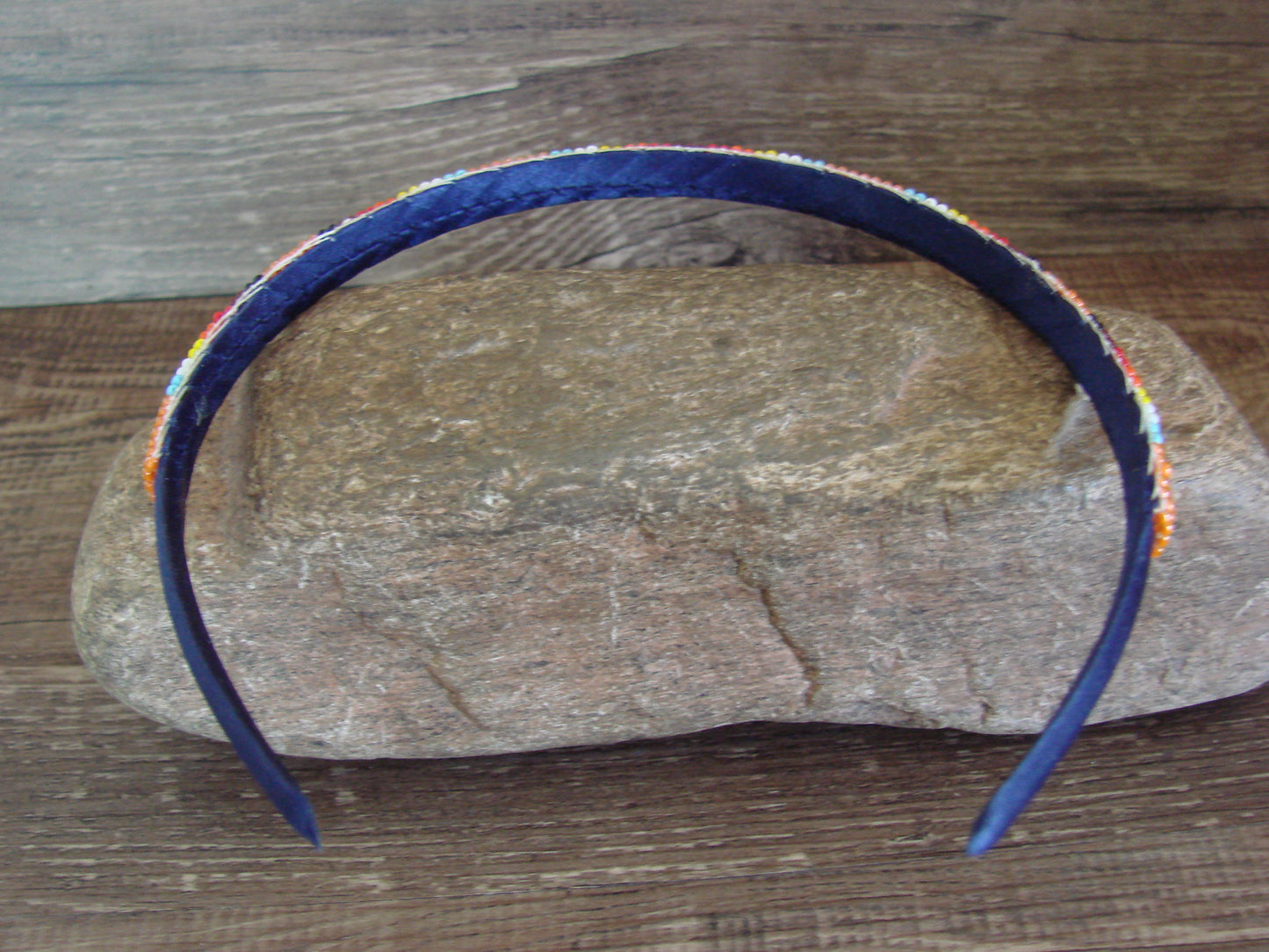 Navajo Indian Hand Beaded Head Band by Cleveland