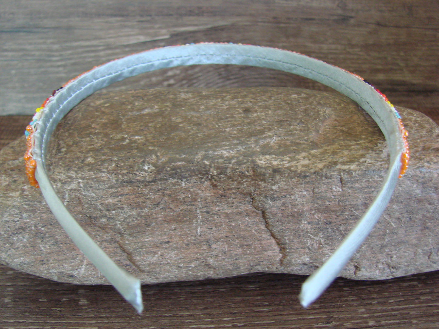 Navajo Indian Hand Beaded Head Band by Cleveland