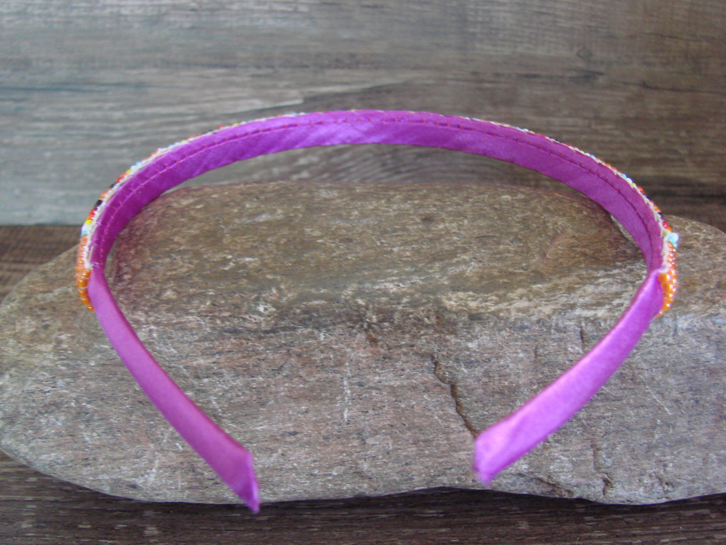 Navajo Indian Hand Beaded Head Band by Cleveland