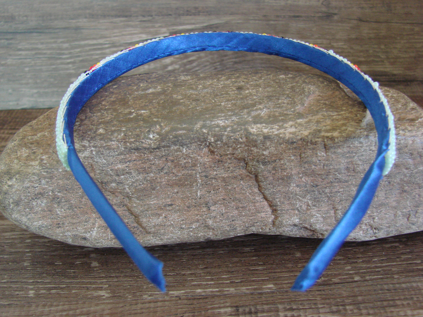 Navajo Indian Hand Beaded Head Band by Cleveland