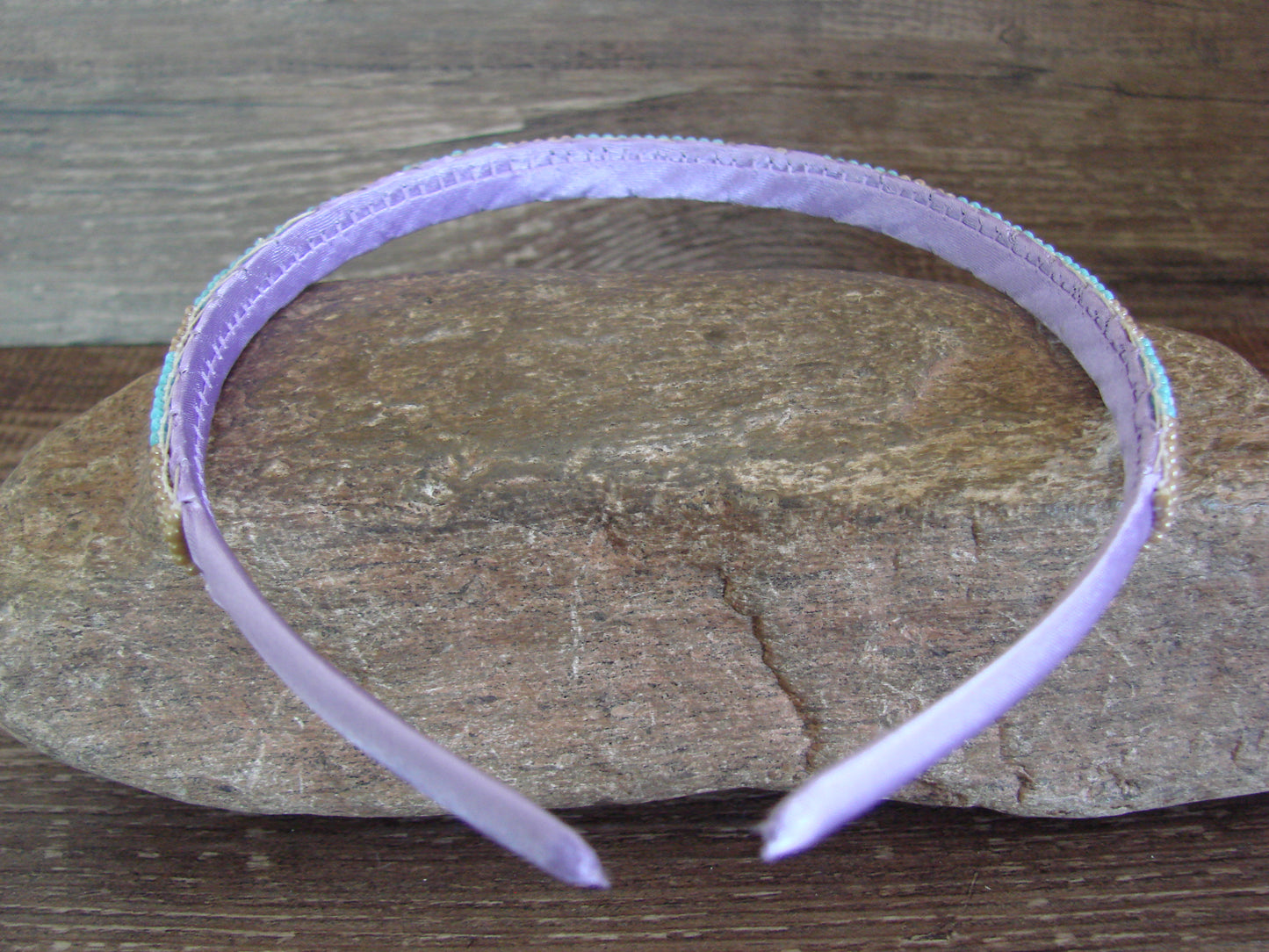 Navajo Indian Hand Beaded Head Band by Cleveland