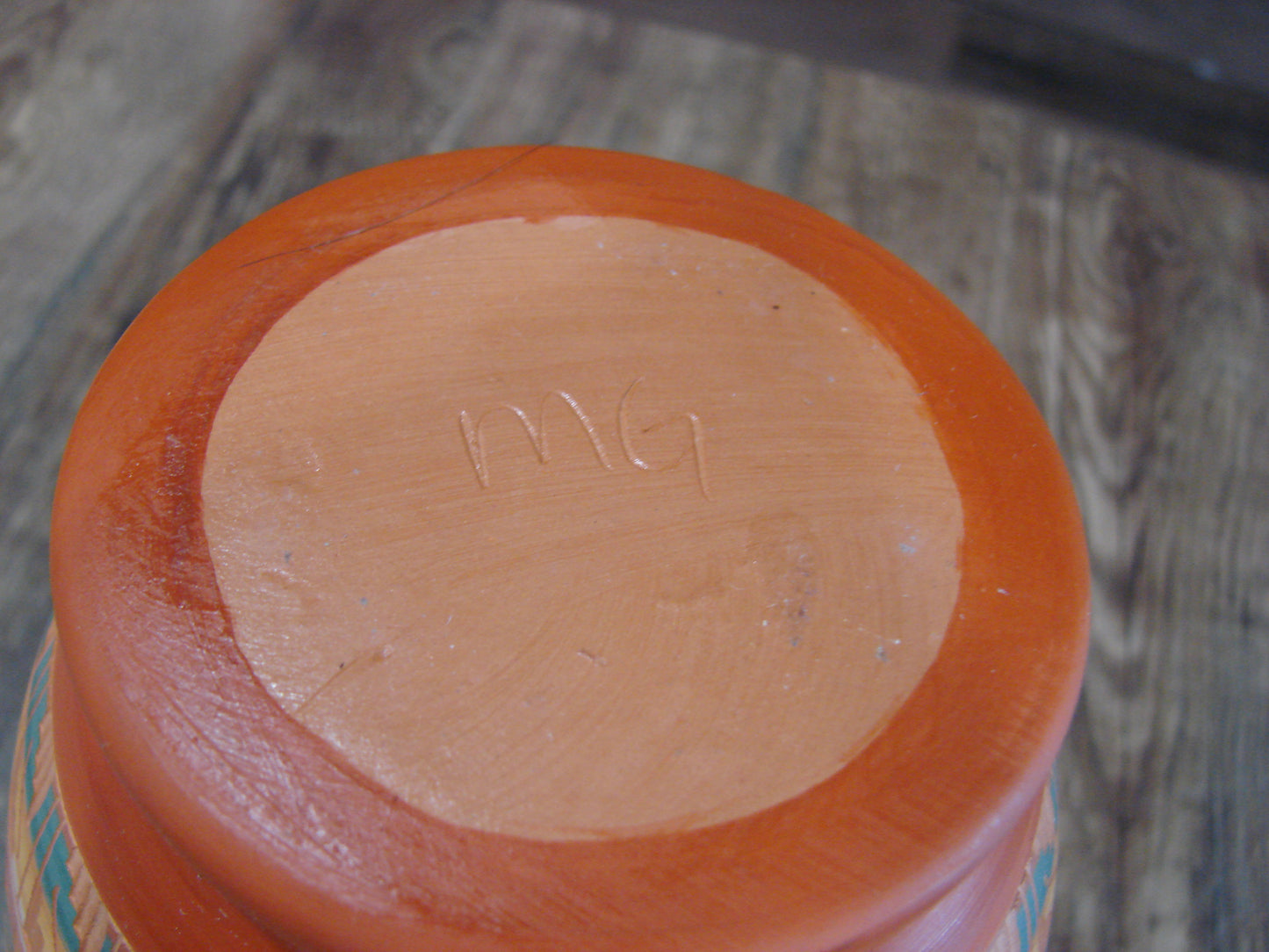 Native American Hand Etched & Hand Painted Pottery - Gilmore