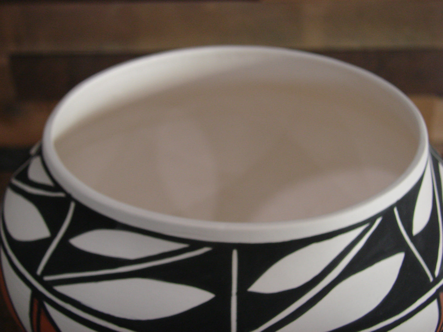 Native American Fine Line Laguna Hand Painted Pottery by Davis