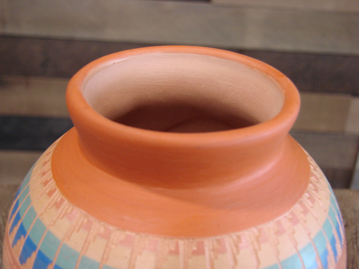 Native American Hand Etched & Hand Painted Pottery - Gilmore