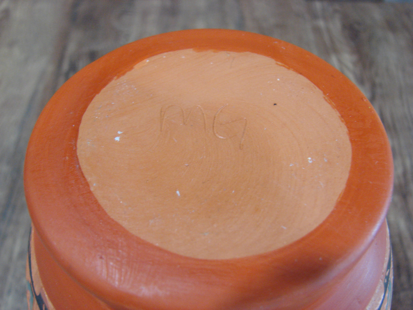 Native American Hand Etched & Hand Painted Pottery - Gilmore