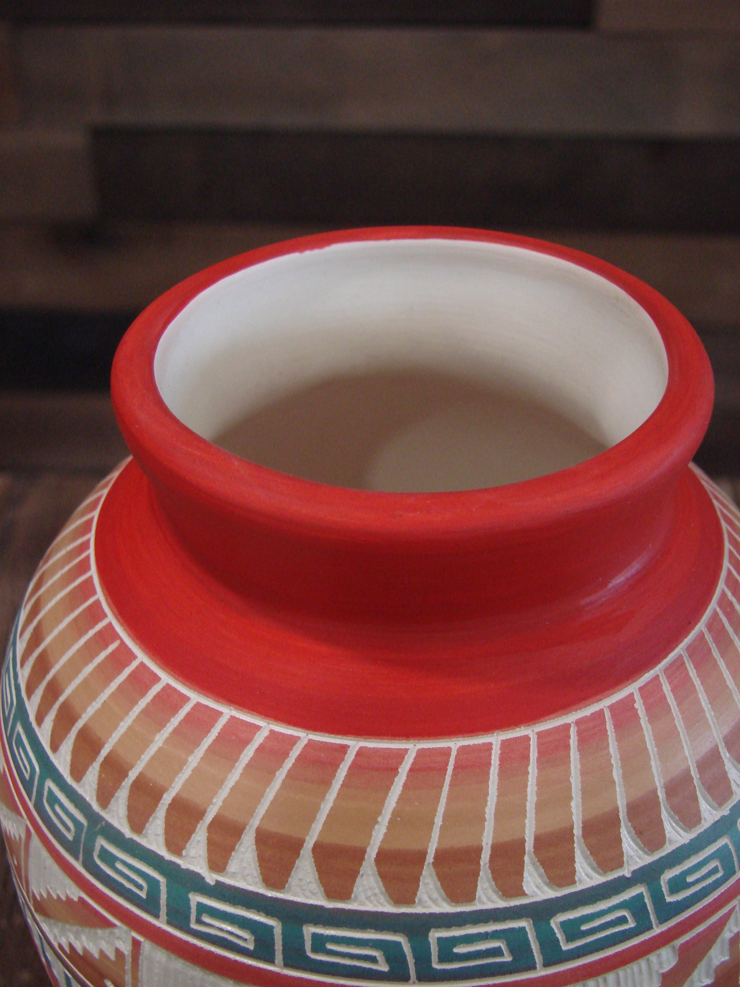 Native American Hand Etched & Hand Painted Pottery - Gilmore