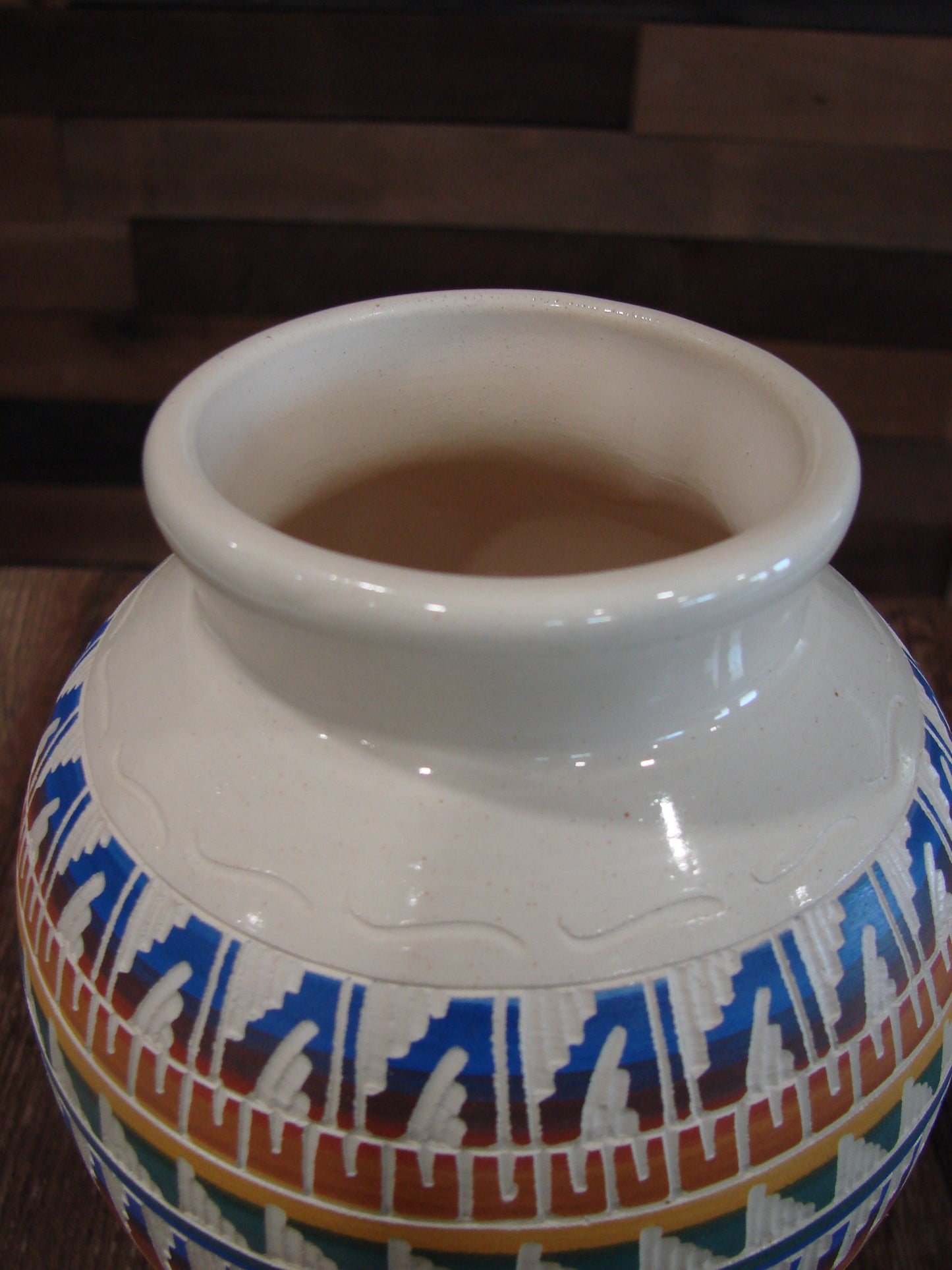 Native American Hand Etched & Hand Painted Pottery - Gilmore