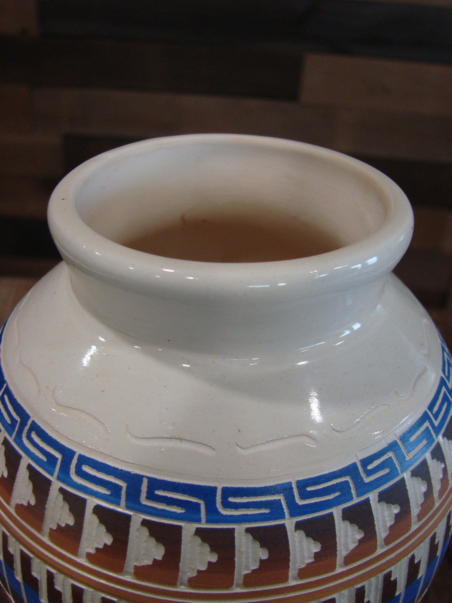 Native American Hand Etched & Hand Painted Pottery - Gilmore