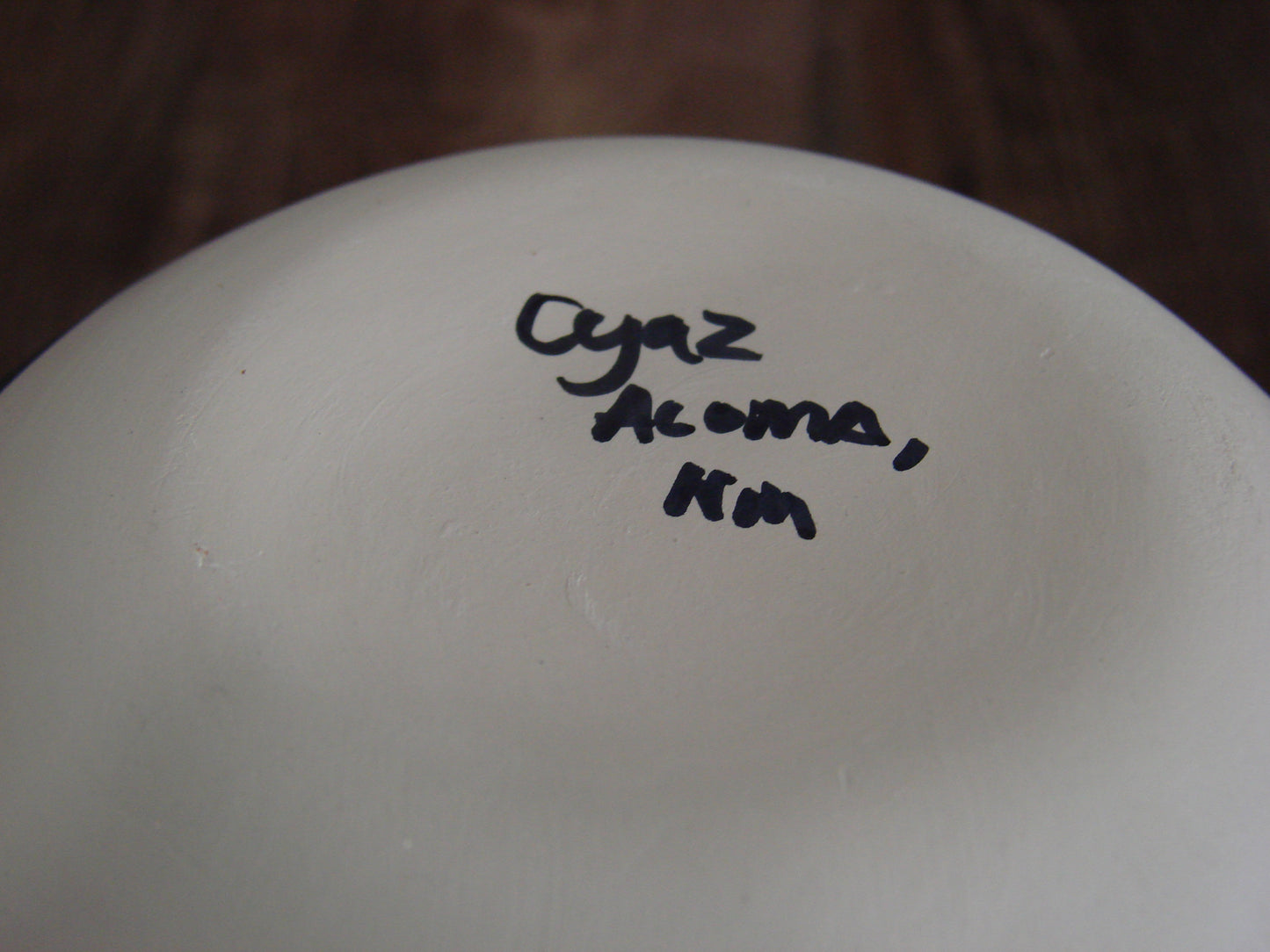 Native American Fine Line Hand Painted Pottery by Yaz