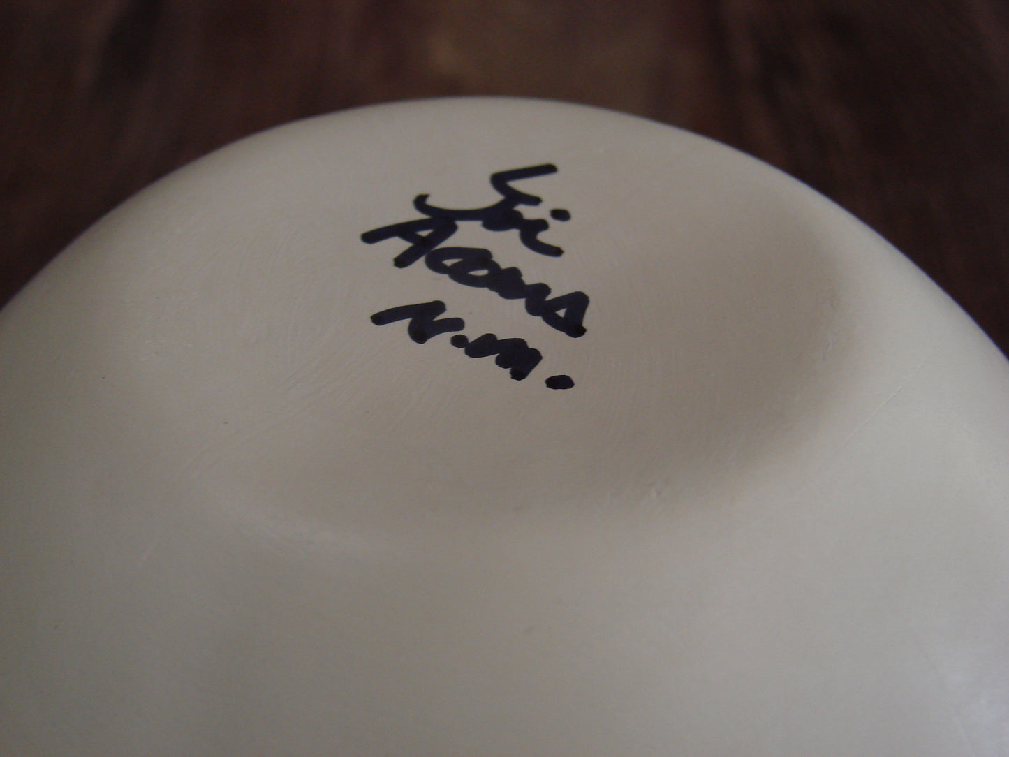 Native American Fine Line Hand Painted Pottery by L. Joe