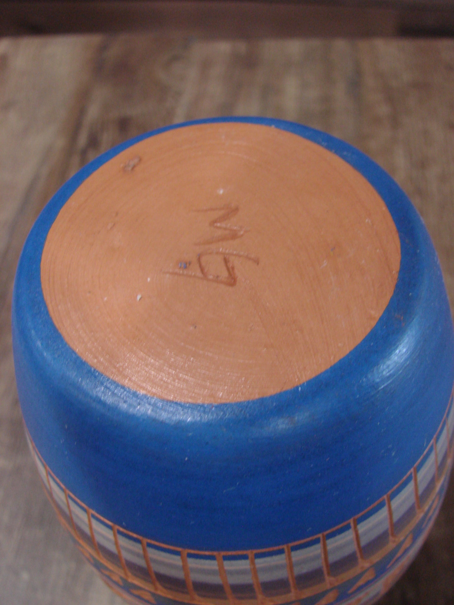 Native American Hand Etched & Hand Painted Pottery - Gilmore