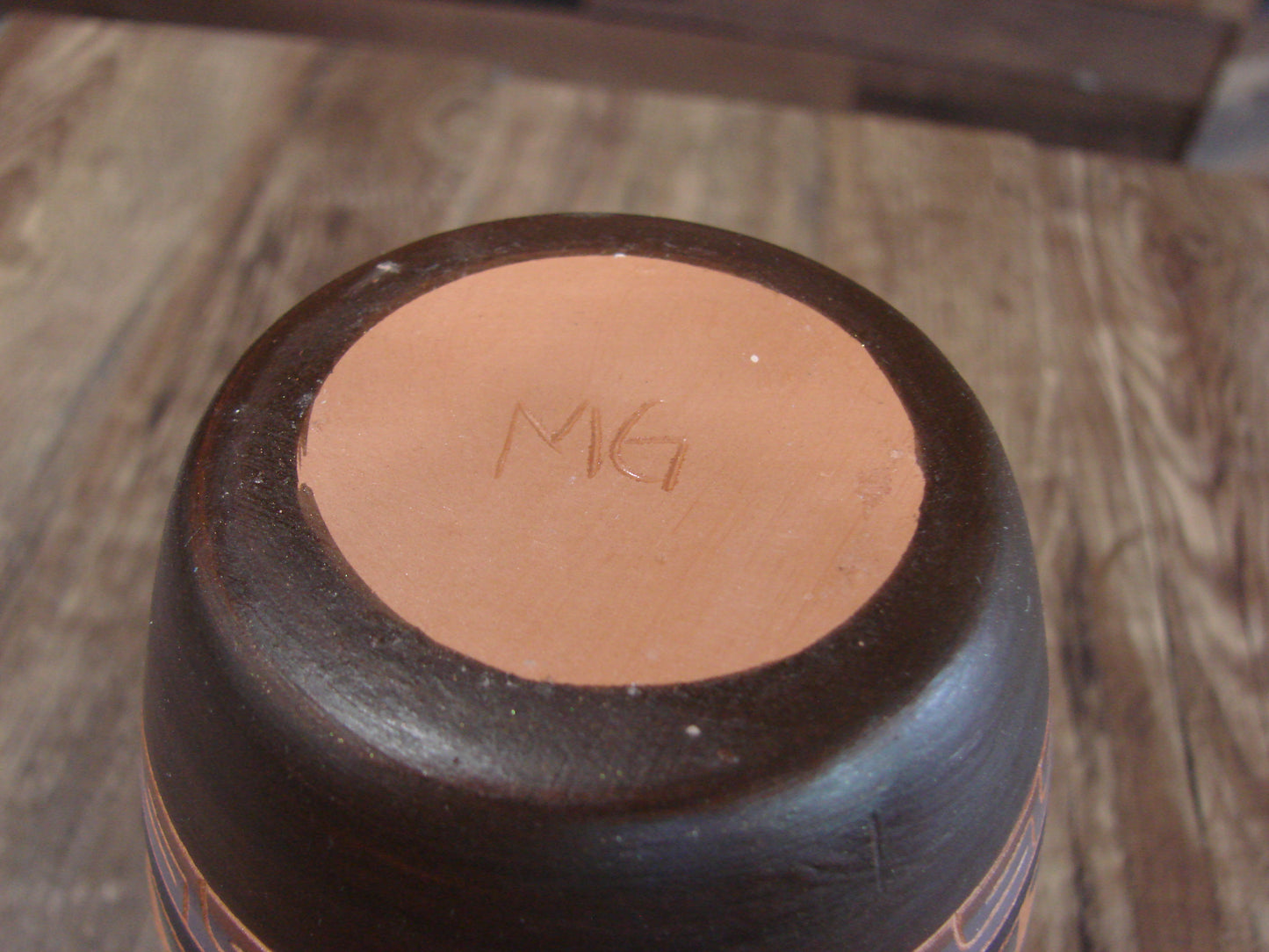 Native American Hand Etched & Hand Painted Pottery - Gilmore