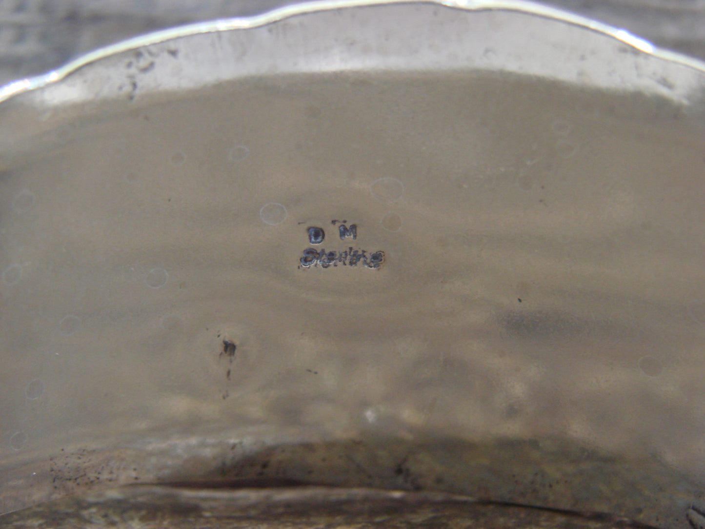 Native American Navajo Sterling Silver Feather Bracelet by D Morgan