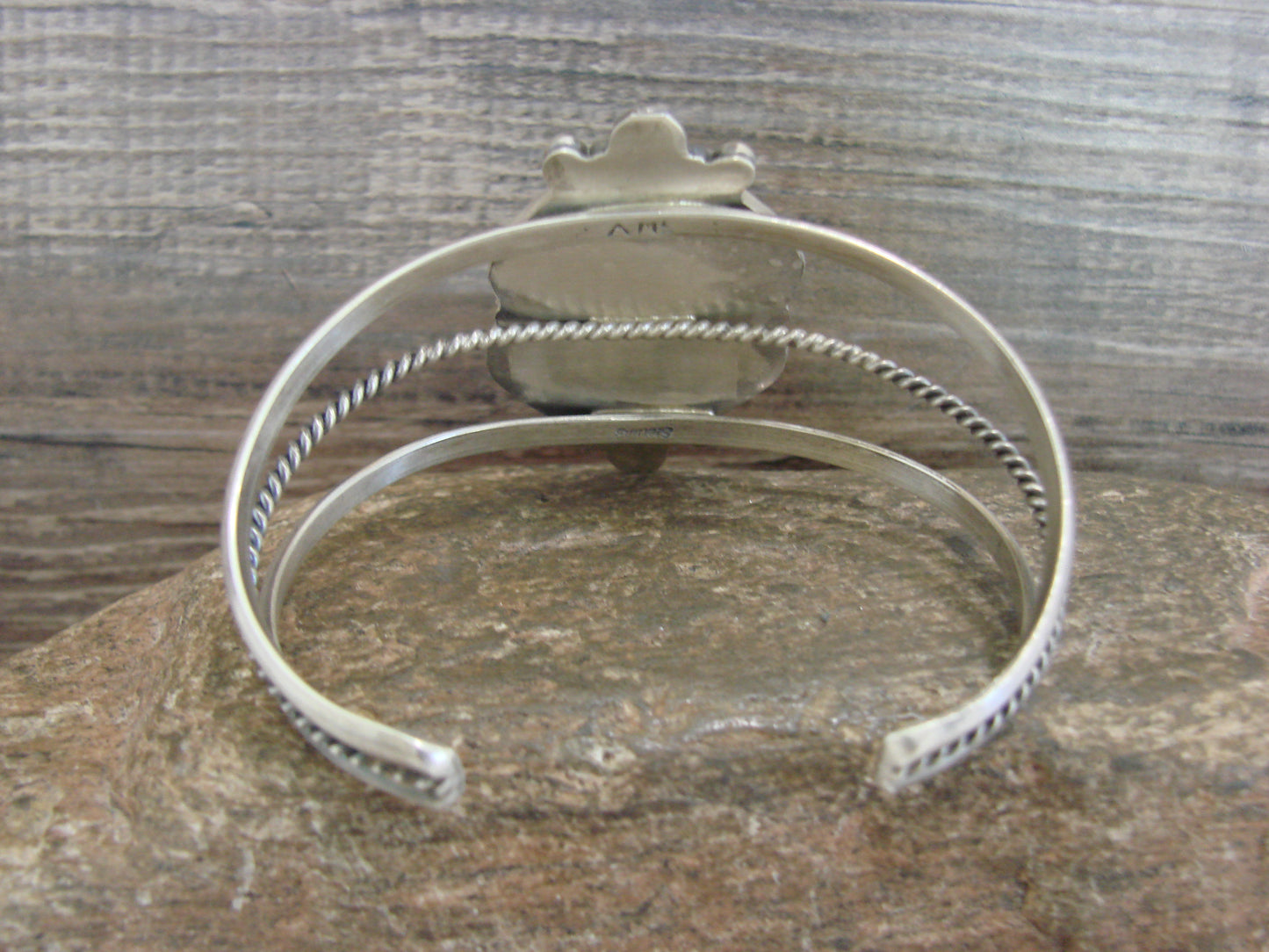 Native American Sterling Silver & Turquoise Bracelet by McCray