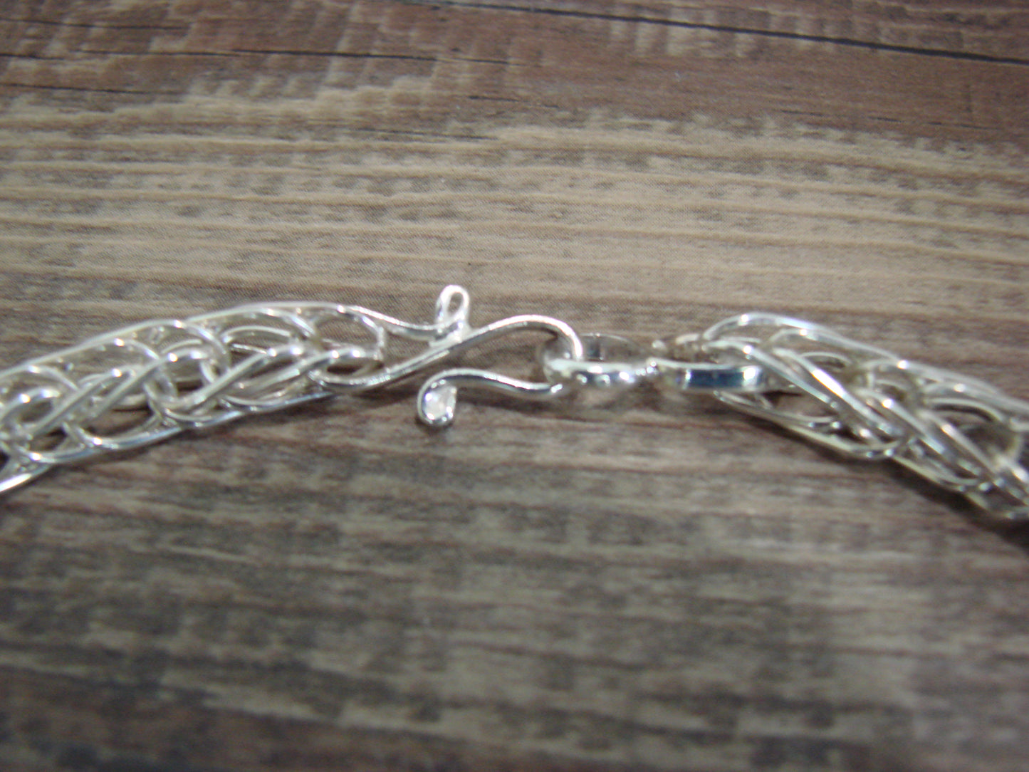 Native American Hand Made Sterling Silver 18" Box Chain Necklace - Gchachu