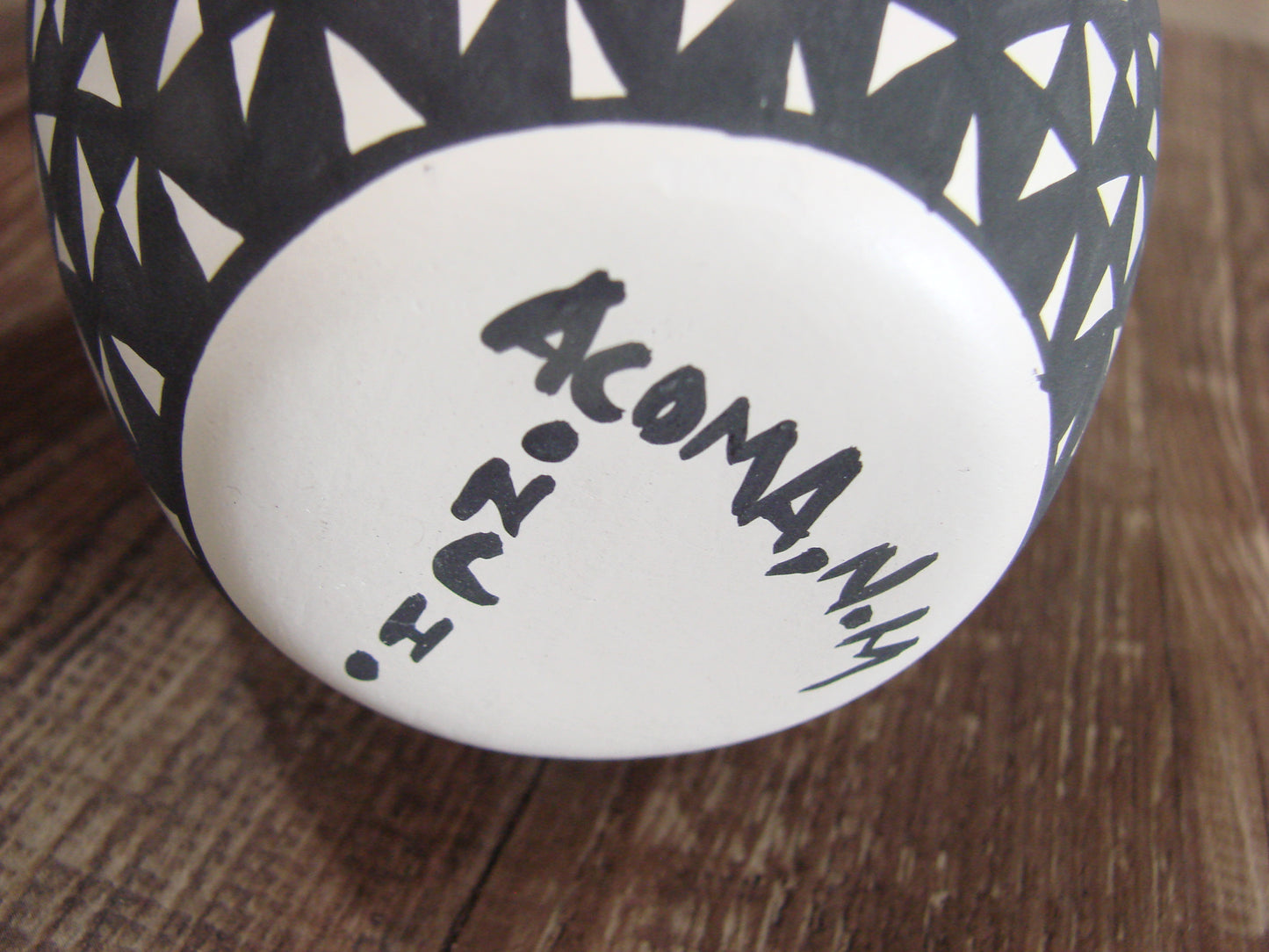 Small Native American Hand Painted Acoma Pottery by Concho