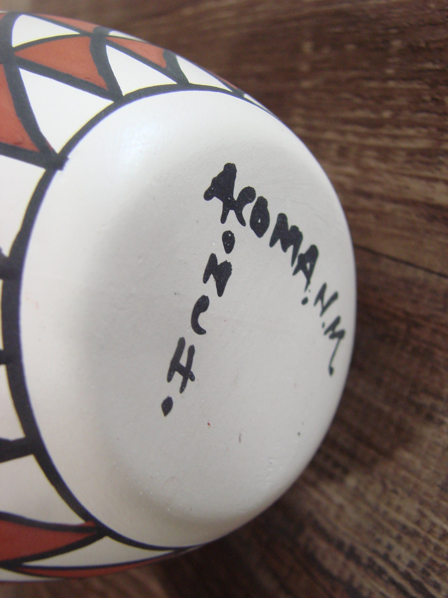 Small Native American Hand Painted Acoma Pottery by Concho