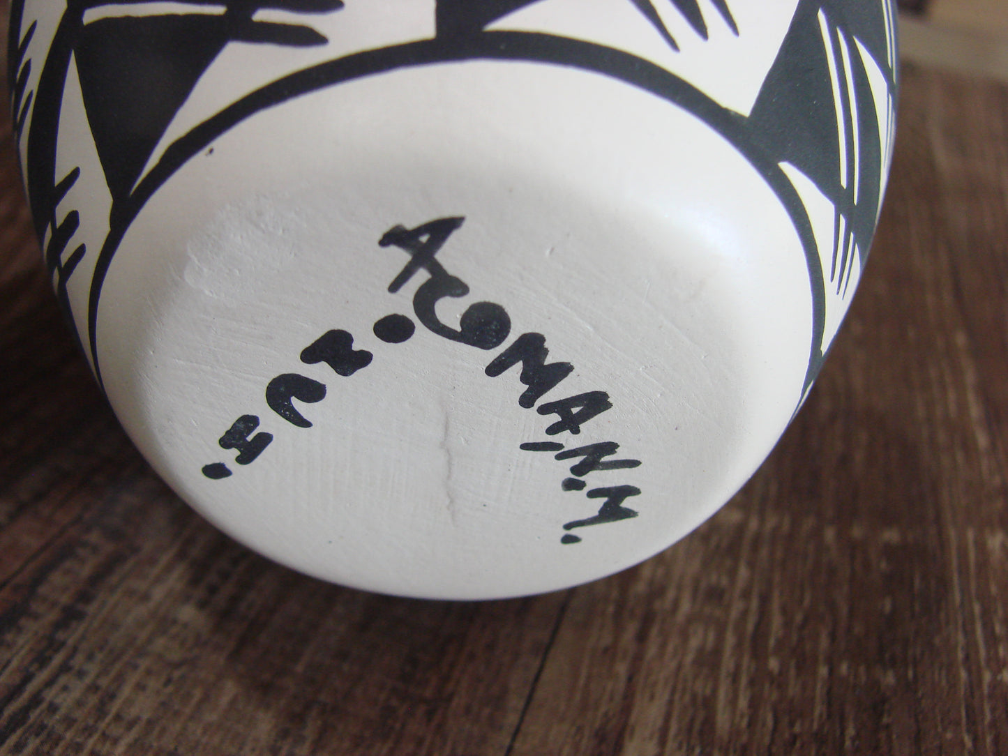 Small Native American Hand Painted Acoma Pottery by Concho