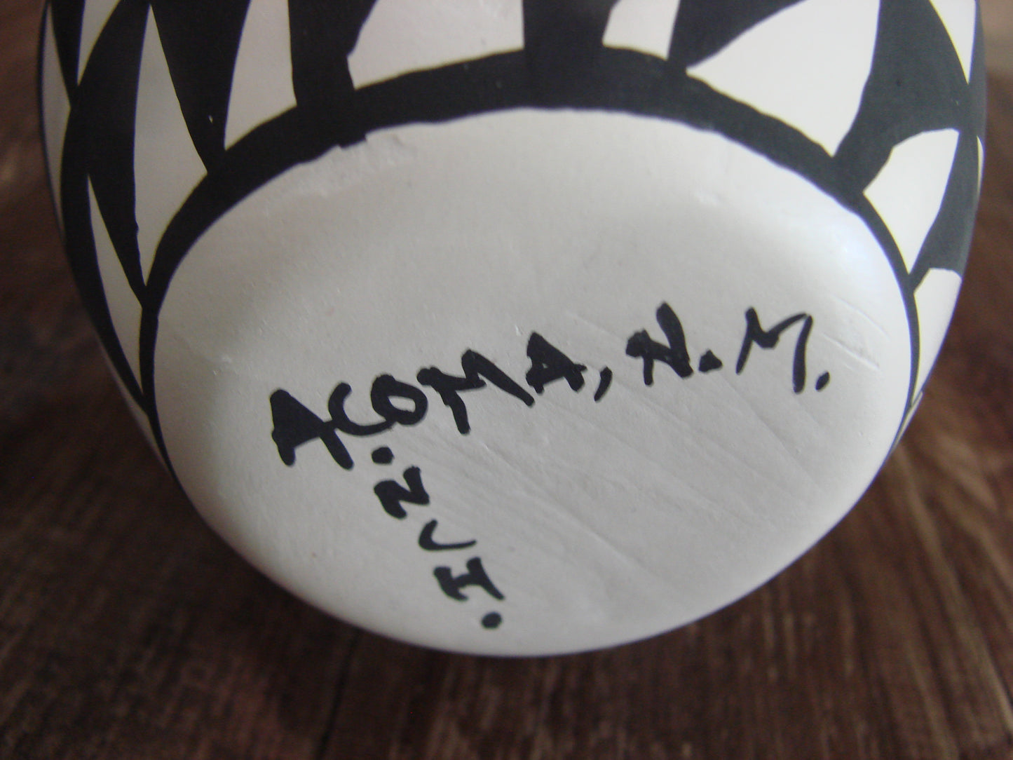 Small Native American Hand Painted Acoma Pottery by Concho