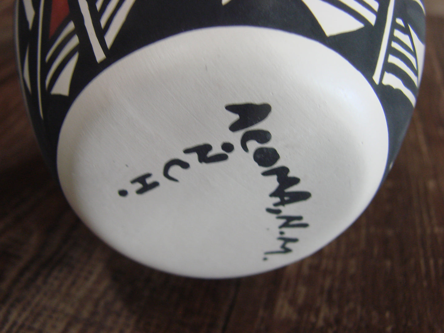 Small Native American Hand Painted Acoma Pottery by Concho