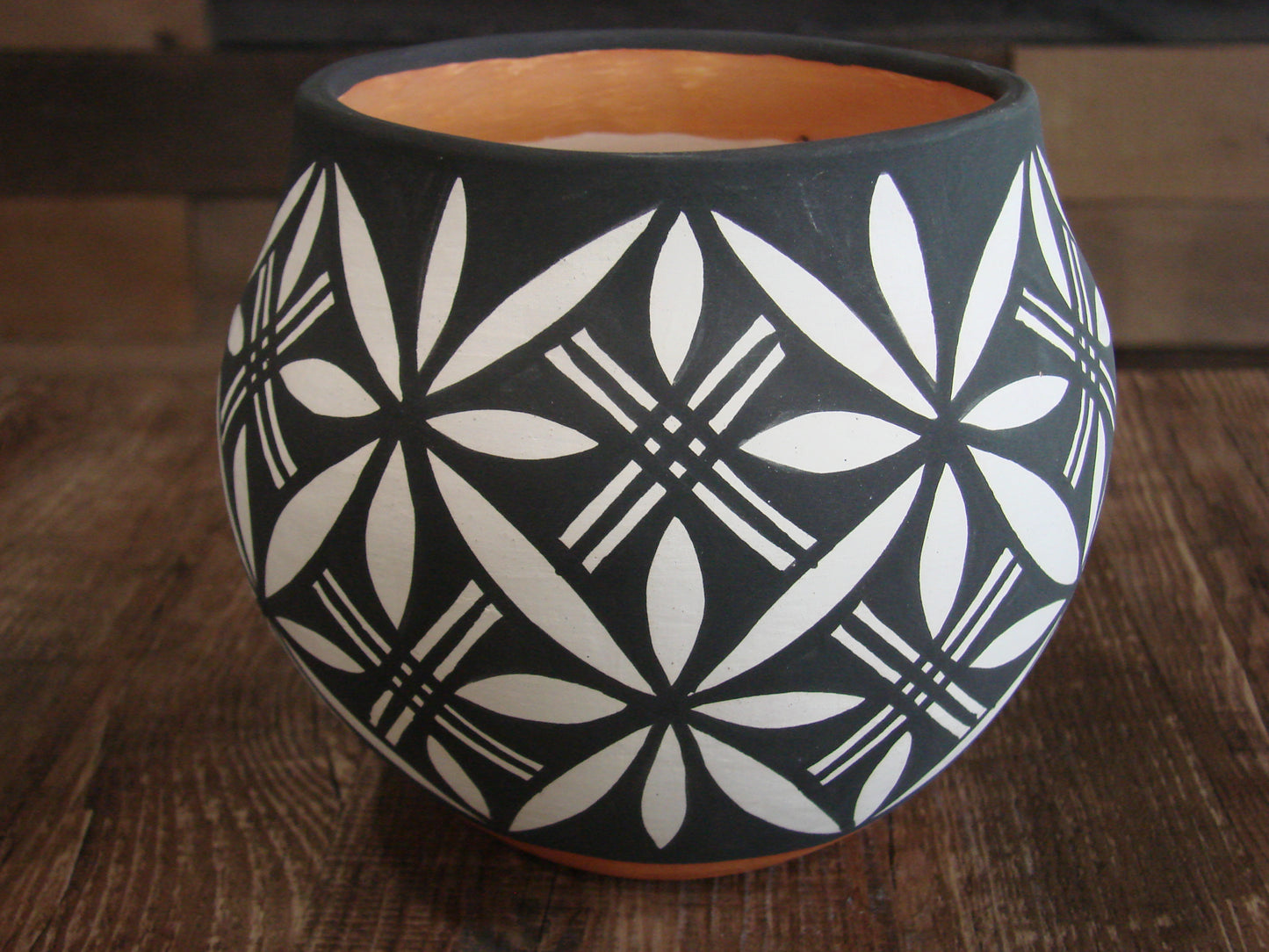 Native American Acoma Indian Hand Painted Pottery by Antonio