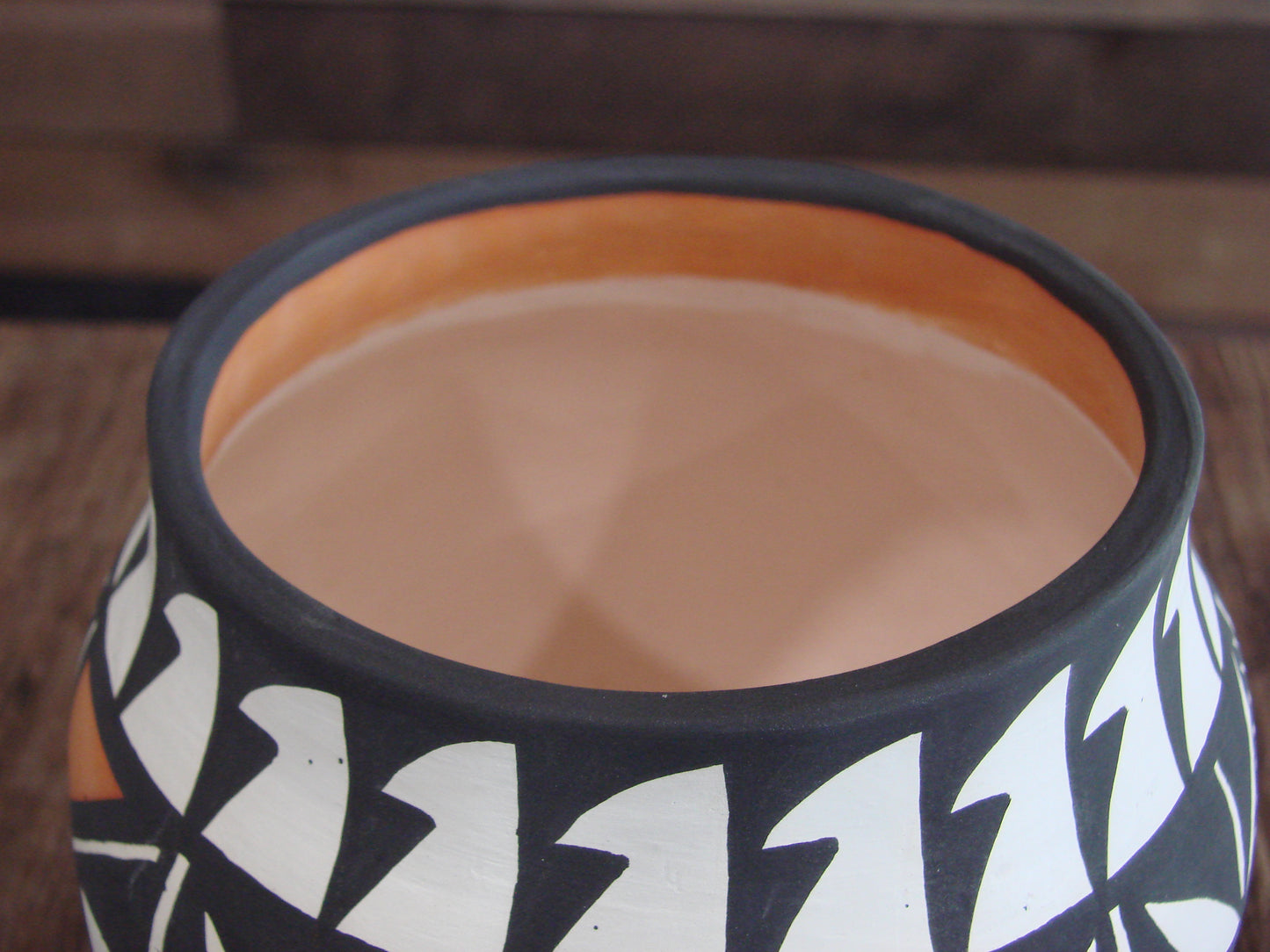 Native American Acoma Indian Hand Painted Pottery by Antonio