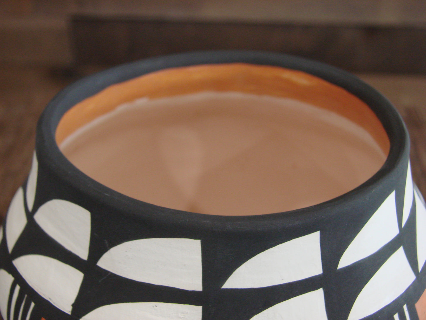 Native American Acoma Indian Hand Painted Pottery by Antonio