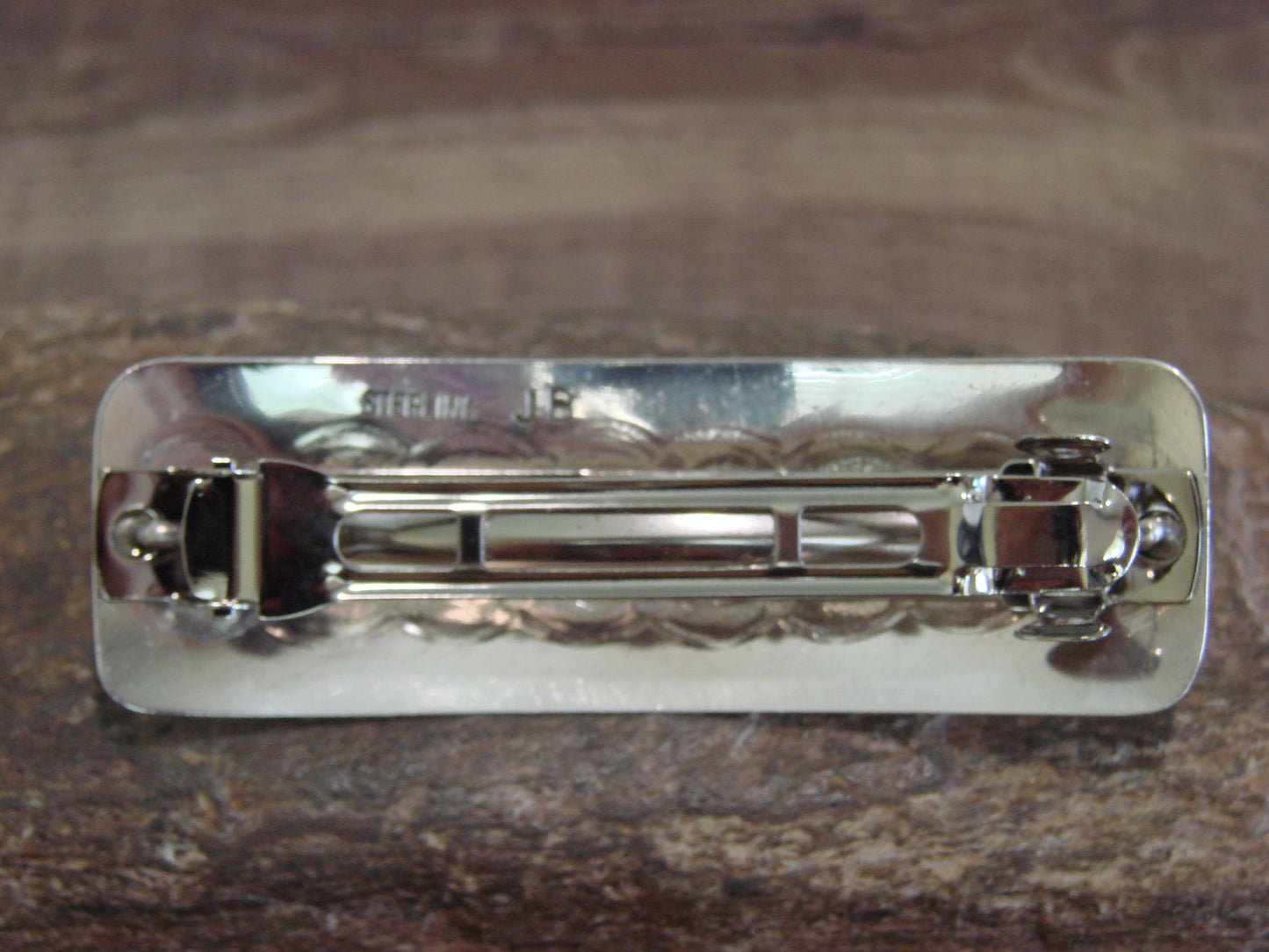 Native American Navajo Indian Sterling Silver & Turquoise Hair Barrette by Begay