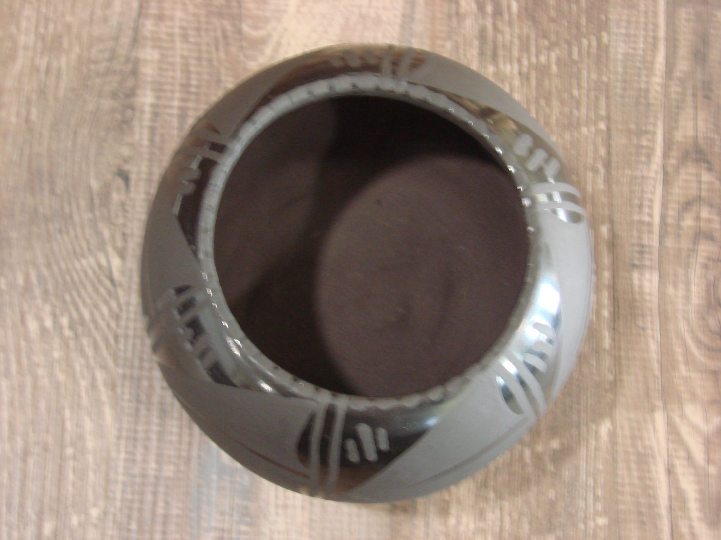 Native American Santa Clara Hand Coiled Clay Pottery by Pam S.