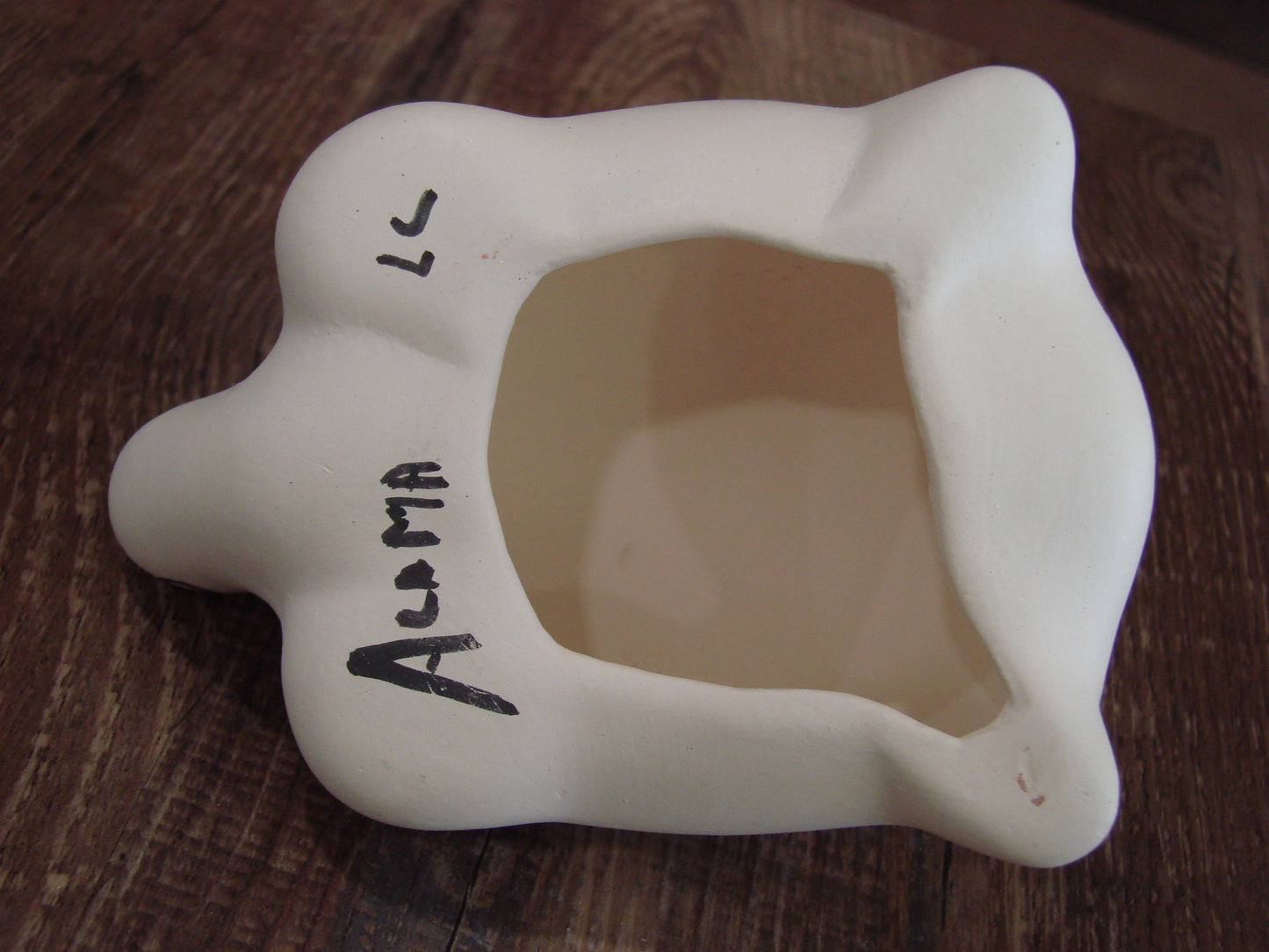 Native American Hand Painted Acoma Turtle Pottery by Concho