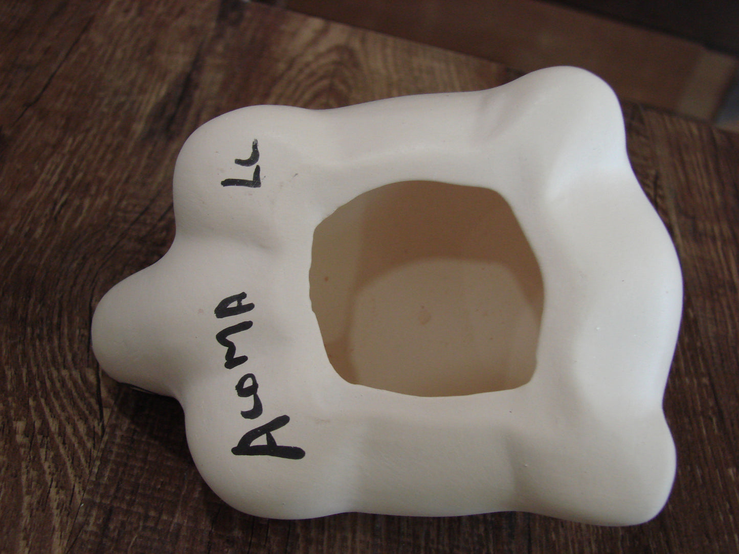 Native American Hand Painted Acoma Turtle Pottery by Concho