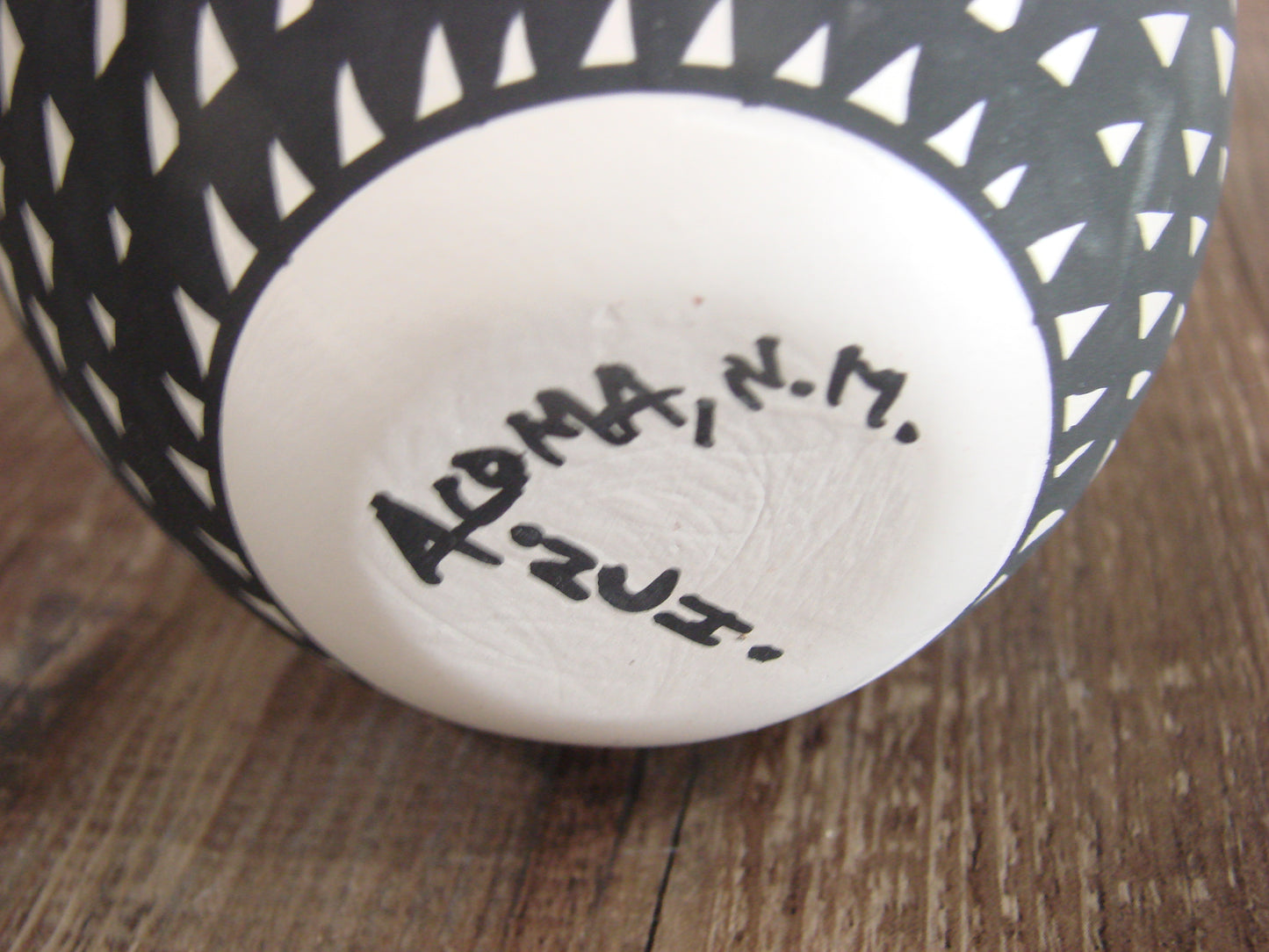 Native American Hand Painted Acoma Pottery by Concho