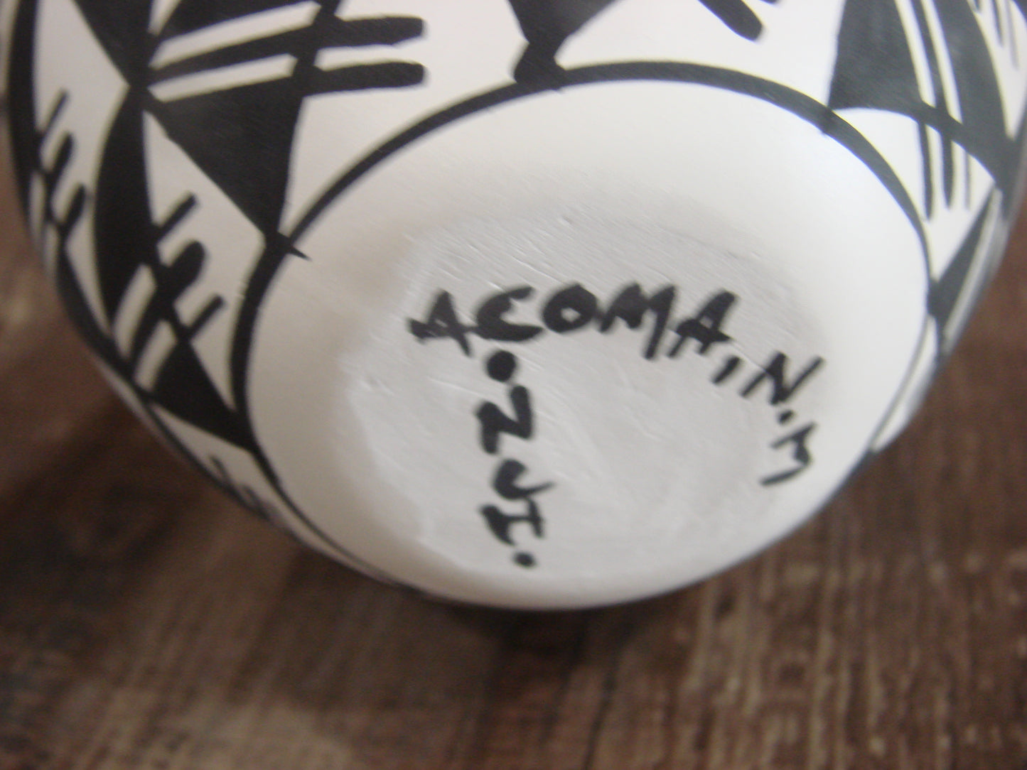 Native American Hand Painted Acoma Pottery by Concho