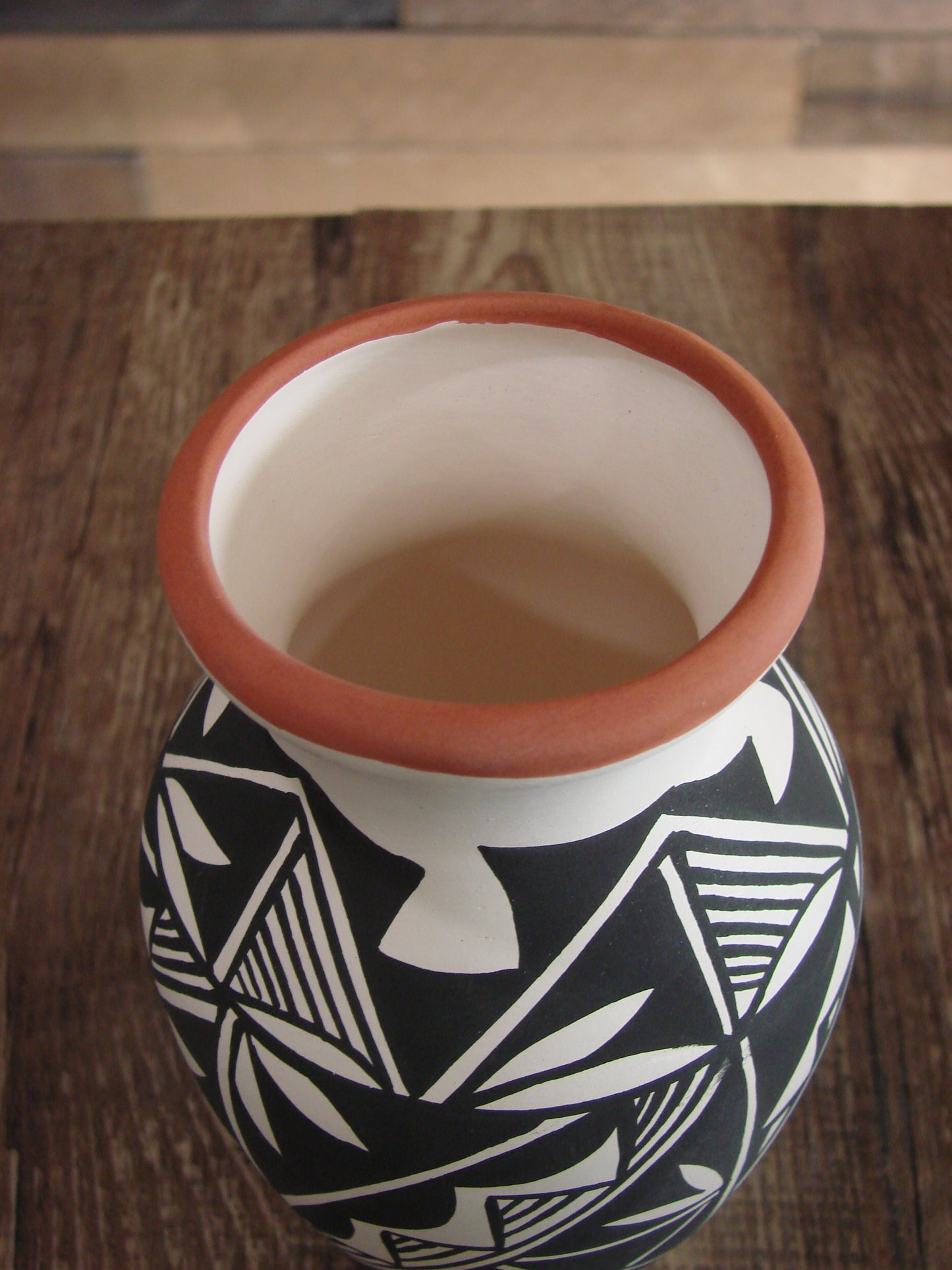 Native American Hand Painted Acoma Pottery Vase by Concho