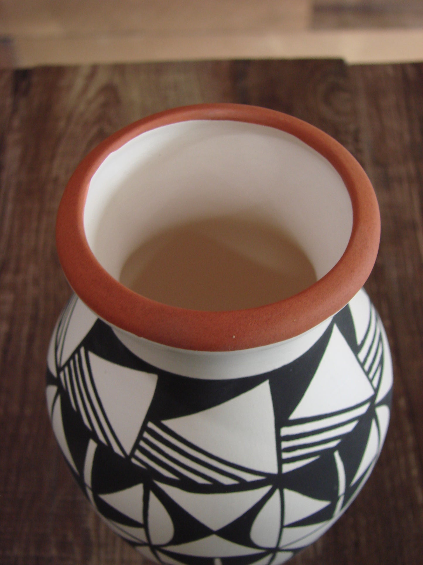 Native American Hand Painted Acoma Pottery Vase by Concho