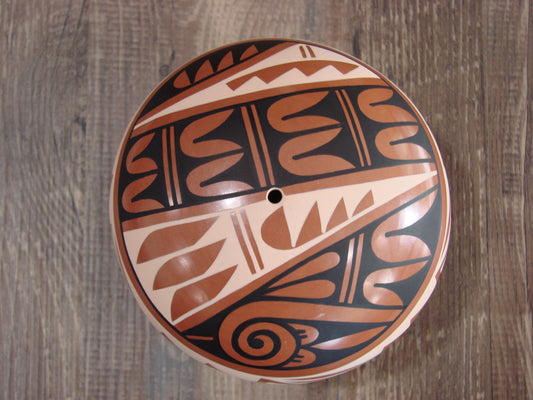Native American Indian Handmade Clay Seed Pot by CG Loretto