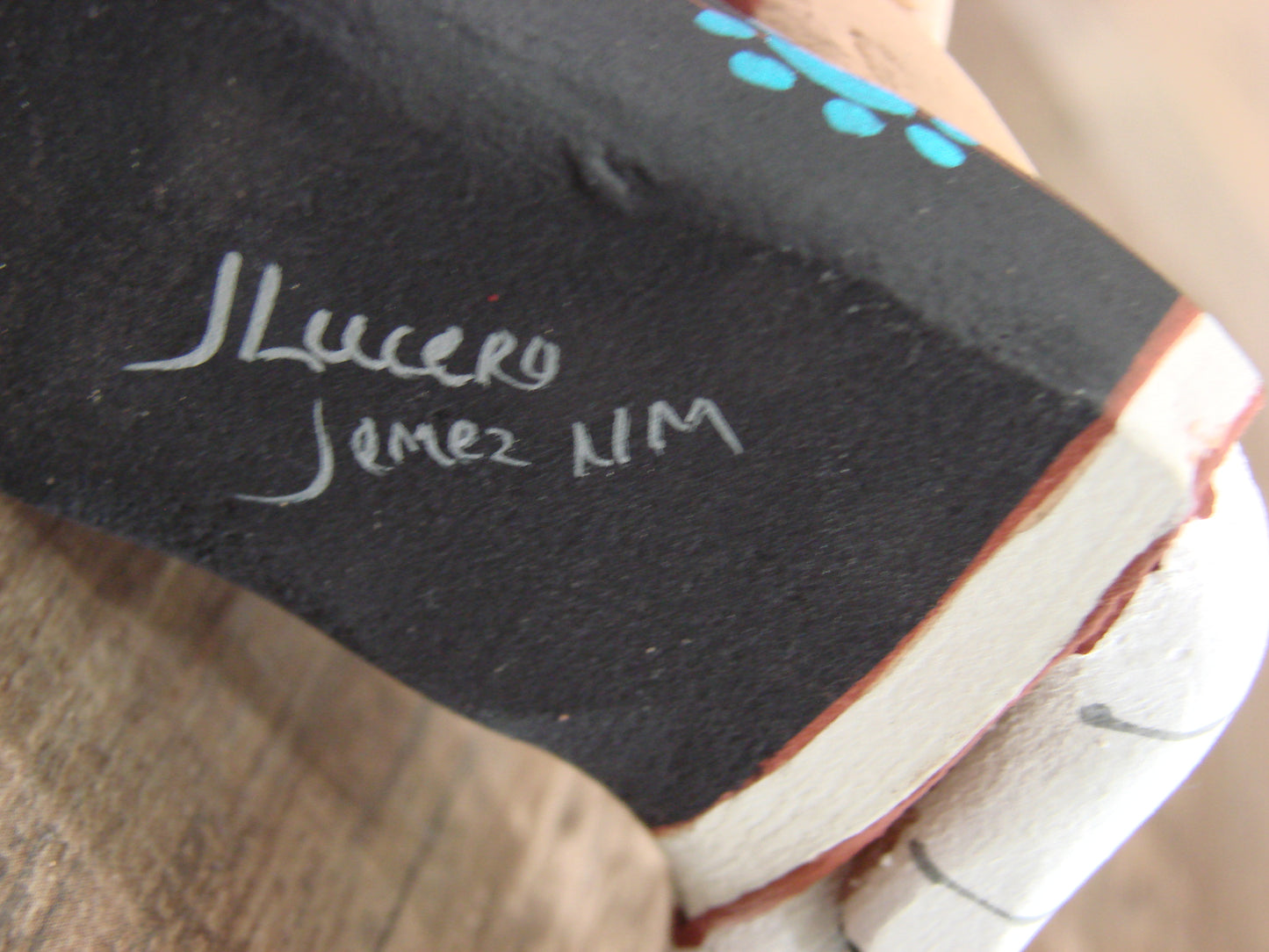 Native American Jemez Hand Sculpted Clay Storyteller by Lucero