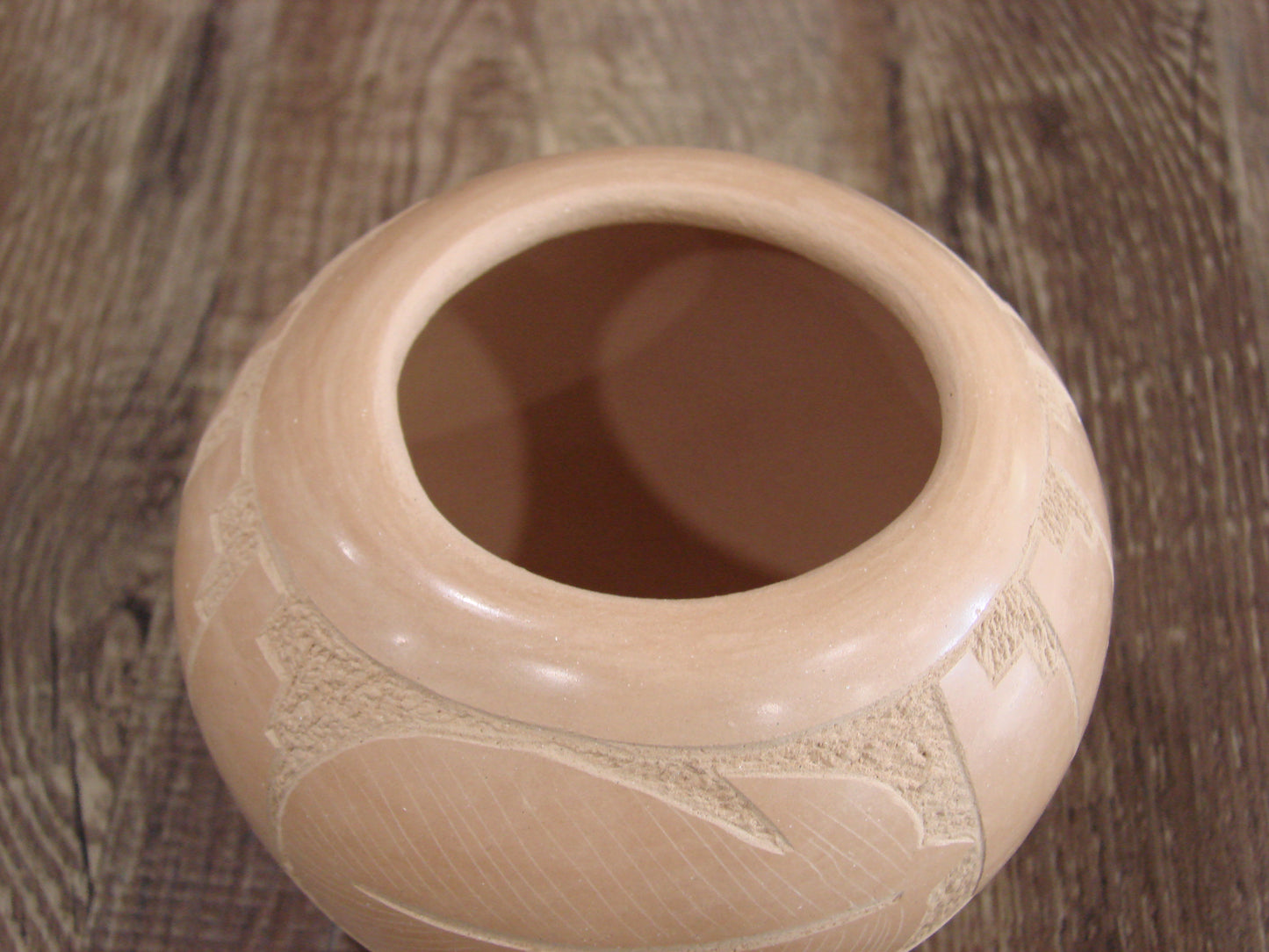 Native American Jemez Clay Hand Coiled Pottery Signed EDY