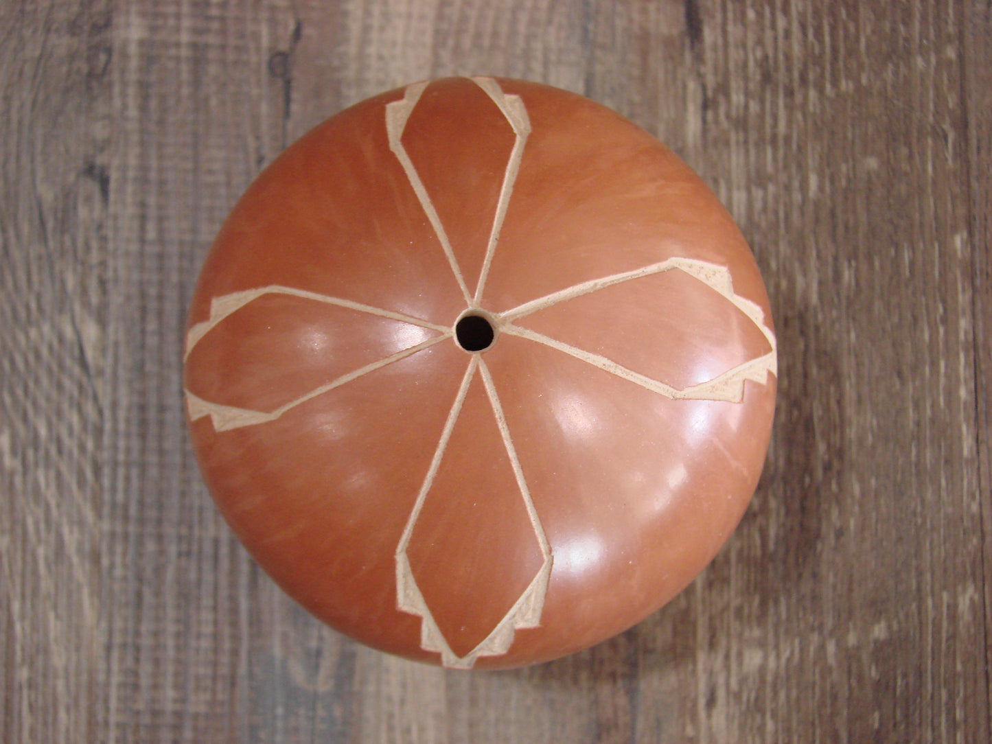 Native American Jemez Clay Hand Coiled Pottery Signed EDY