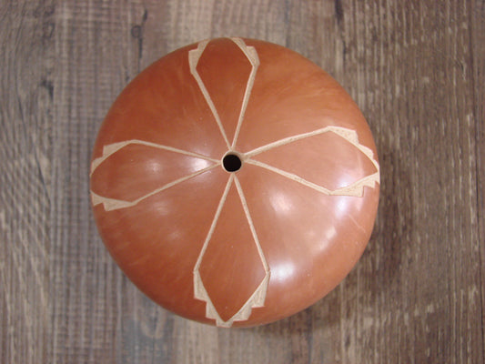 Native American Jemez Clay Hand Coiled Pottery Signed EDY