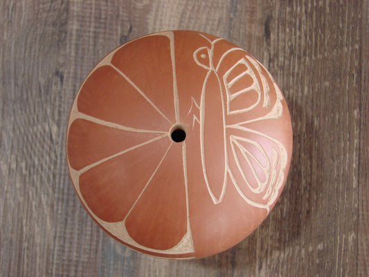 Native American Jemez Clay Hand Coiled Pottery Signed EDY
