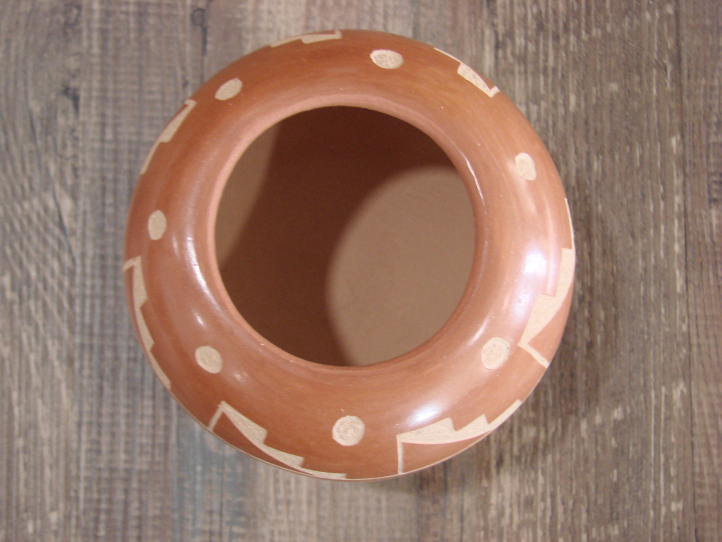Native American Jemez Clay Hand Coiled Pottery Signed EDY