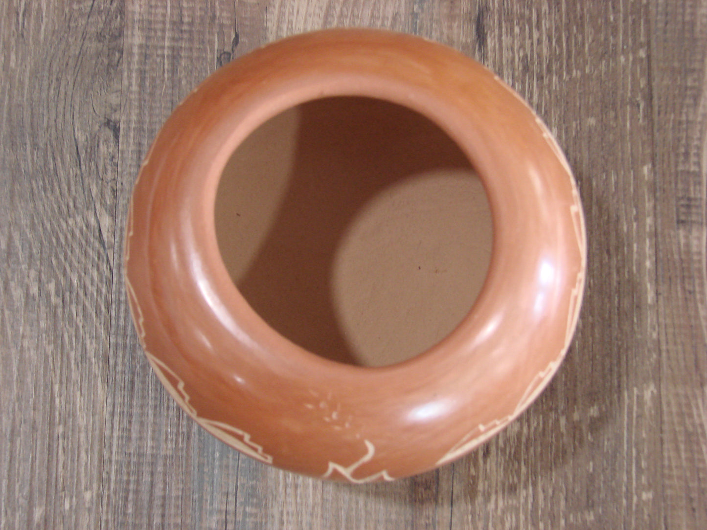 Native American Jemez Clay Hand Coiled Pottery Signed EDY