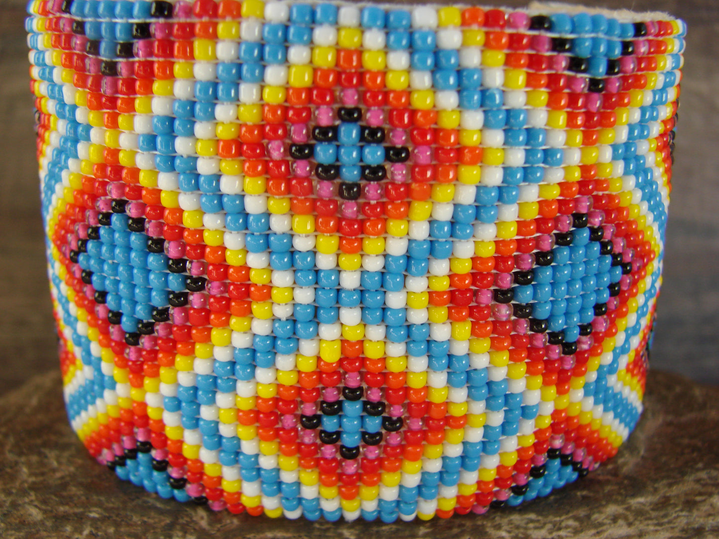 Navajo Indian Hand Beaded Bracelet by Jacklyn Cleveland