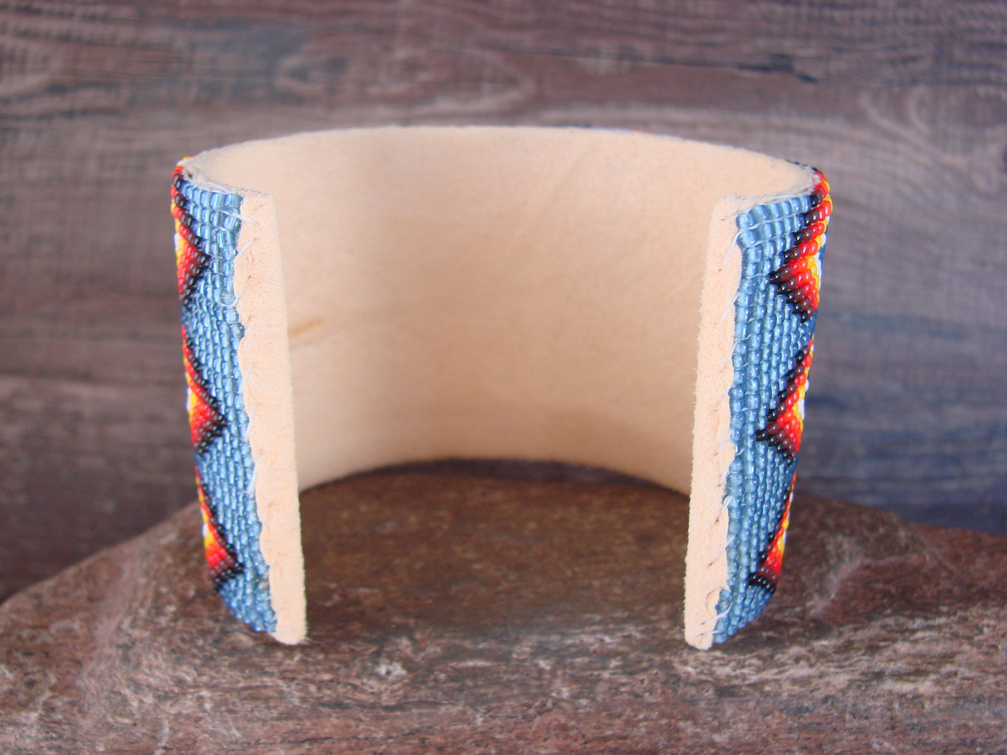 Navajo Indian Hand Beaded Bracelet by Jacklyn Cleveland
