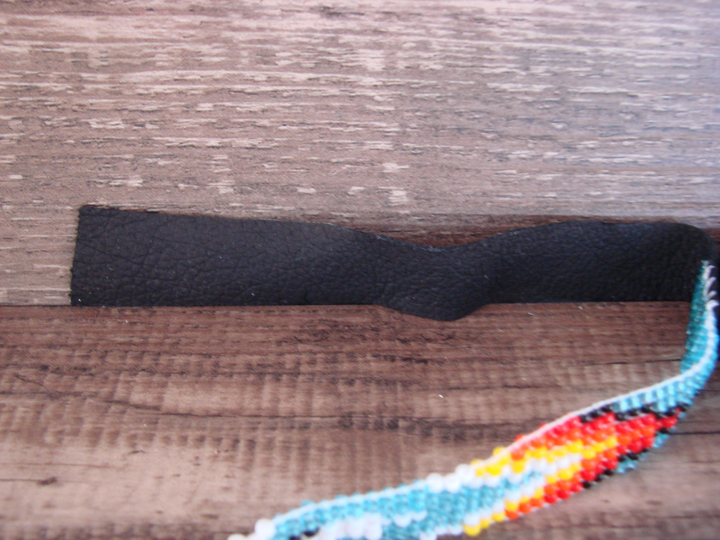 Navajo  Hand Beaded Hat Band by Jacklyn Cleveland