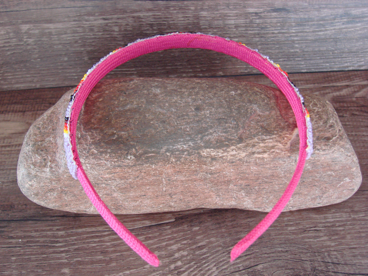 Navajo Indian Hand Beaded Head Band by Raven Cleveland