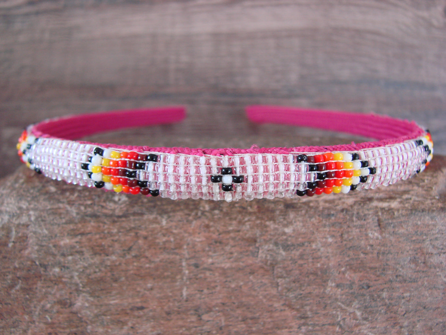 Navajo Indian Hand Beaded Head Band by Raven Cleveland