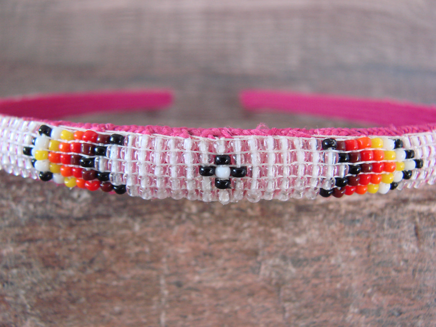 Navajo Indian Hand Beaded Head Band by Raven Cleveland