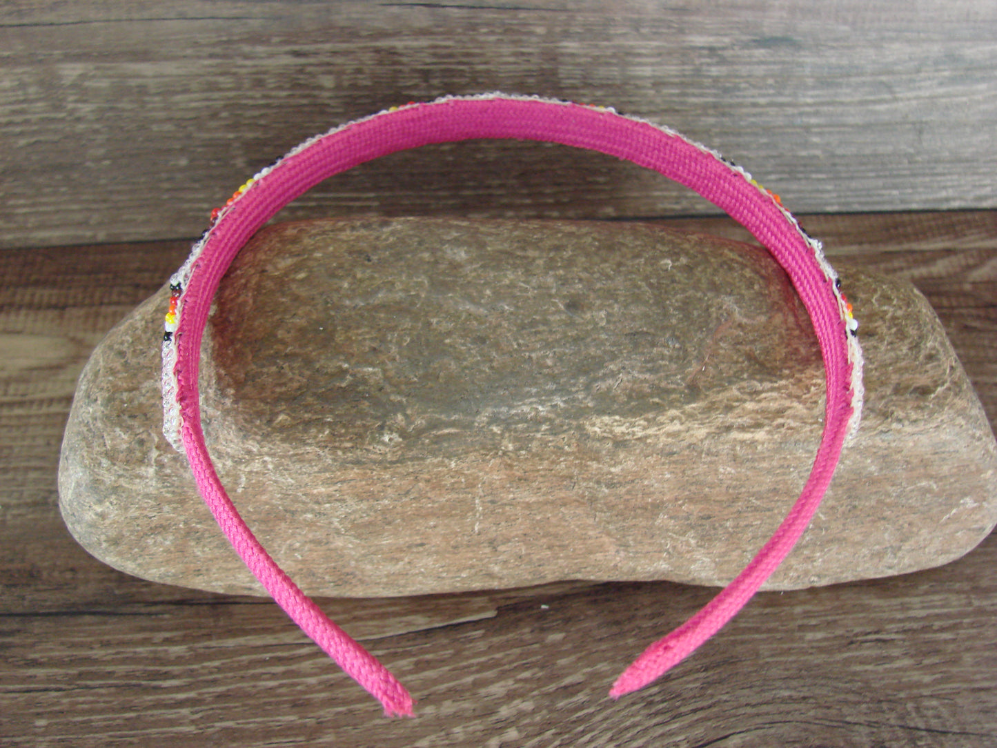 Navajo Indian Hand Beaded Head Band by Raven Cleveland